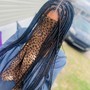 Small boho Knotless Box Braids (shoulder)