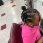 Kid's knotless braids