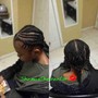 Kid's Feed ins and Natural Braids without wash ages 5 to 10