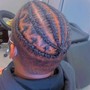 Feed-in Cornrows (10+braids)