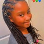 Kid's Fulani Braids (medium) Ages  4-12