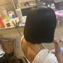 Quick Weave with leave out or invisible part