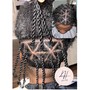 2 strands twisted on Natural Hair