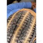 4-5 stitch feedin braids