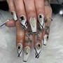 Intricate Abstract Nail Art