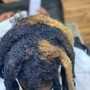 Adult & Kid Half Head Loc Retwist and Style