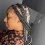 Small Feed In Braided Ponytail