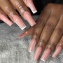 Medium  acrylic Ombré Fullsets