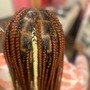 Boho knotless medium hair included