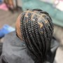 Large knotless/ large box braids