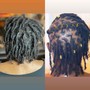 Loc Retwist (71-90 Locs) Short