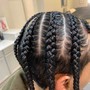 Feed In Braid Ponytail