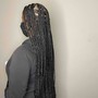 medium/large knotless braids