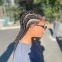 medium size box braids