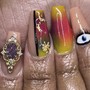 Nail Art- Combination of colors and textures $15.00 (Pair)