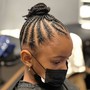 Cornrow Braided Ponytail