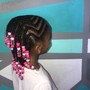 Kid's Braids w/ beads (no weave added)