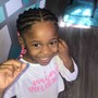 Kid's Braids w/ beads (no weave added)