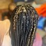 10-20 feed-in knotless Jumbo braids