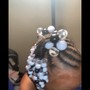 Girls Braids with Weave Extensions