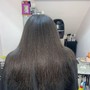 Silk Press (Long hair: Hair that surpasses the shoulder)