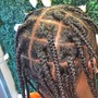 Kid's knotless braids