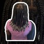 Jumbo knotless plaits