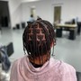 Men knotless plats