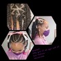 Cornrows - Basic Medium size