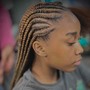 Box Braids With Real Hair (Medium)