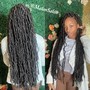 Braided pony tail extension