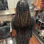 Large knotless Box Braids