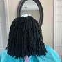 Crochet braids faux Loc Extensions individual wrap method