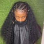 Braids in front sew-in  back