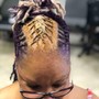 Dread retwist/rope twist  style