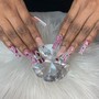 Xl rhinestones nail