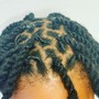 Loc start with double strand twist