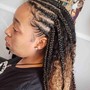 Kids feed-in braids (2 braids)