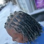 Adult starter Locs on at neck to shoulder length