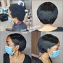 Quick Weave pixie cut/ Bob cut + style