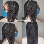 Loc retwist + shampoo/ conditioning/ dry time for long hair