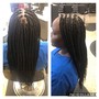 Shampoo treatment braided down