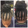 Shampoo treatment braided down