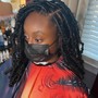 Knotless Large box braids