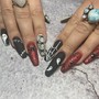 Sculpted Acrylic FULL SET / Complex nail art