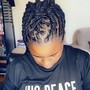 2 Cornrows (In Front/No hair added)