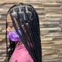 Mid Back Goddess Braids