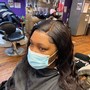 Weave with closure