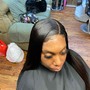 Weave with closure