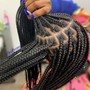 Medium Waistlength Tribal Braids